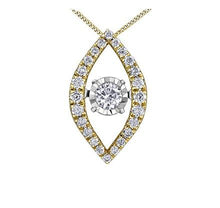 Load image into Gallery viewer, Diamond Pulse Pendant In Yellow Gold - Fifth Avenue Jewellers