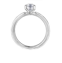 Load image into Gallery viewer, Emerald Cut Diamond Solitaire Ring .70ct - Fifth Avenue Jewellers