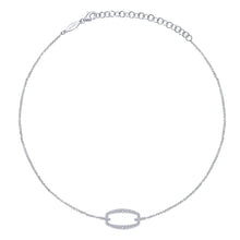 Load image into Gallery viewer, Gabriel & Co 14K White Gold and Diamond Choker Necklace NK5900W45JJ - Fifth Avenue Jewellers