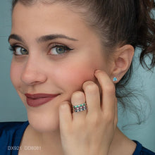 Load image into Gallery viewer, Gemstone And Diamond Band - Fifth Avenue Jewellers