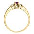 Load image into Gallery viewer, Gemstone & Diamond Three Stone Ring - Fifth Avenue Jewellers