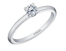 Load image into Gallery viewer, Geometric Solitaire In White Gold - Fifth Avenue Jewellers