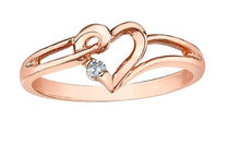 Load image into Gallery viewer, Heart of Canada Ring In Rose Gold - Fifth Avenue Jewellers