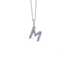 Load image into Gallery viewer, Icicles Diamond & Gold Initial Pendant Necklaces - Fifth Avenue Jewellers