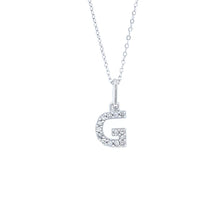 Load image into Gallery viewer, Icicles Diamond & Gold Initial Pendant Necklaces - Fifth Avenue Jewellers
