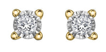 Load image into Gallery viewer, Illuminaire Diamond Studs .04ct - Fifth Avenue Jewellers