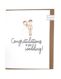 Joyfully Created "Congratulations On Your Wedding" Card - Fifth Avenue Jewellers