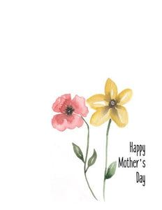 Joyfully Created "Happy Mother's Day" Flower Stem Card - Fifth Avenue Jewellers