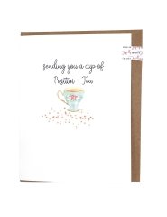Joyfully Created "Sending You A Cup Of Positivi-Tea" Card - Fifth Avenue Jewellers