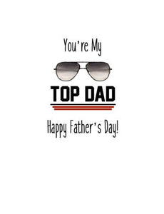 Joyfully Created "Top Dad" Father's Day Card - Fifth Avenue Jewellers