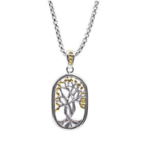 Load image into Gallery viewer, Keith Jack Open Tree Of Life Dog-tag Necklace - Fifth Avenue Jewellers
