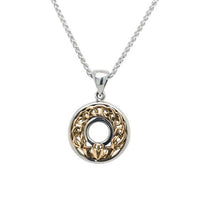 Load image into Gallery viewer, Keith Jack Small Claddagh Pendant Necklace - Fifth Avenue Jewellers