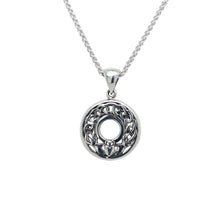 Load image into Gallery viewer, Keith Jack Small Silver Claddagh Pendant Necklace - Fifth Avenue Jewellers
