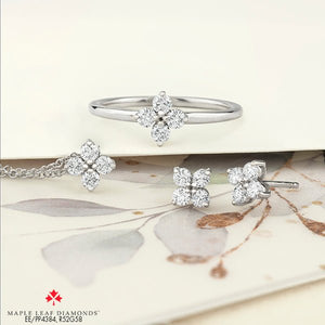 Lux Canadian Diamond Star Stud Earrings - Fifth Avenue Jewellers
