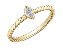 Load image into Gallery viewer, Marquise Solitaire Stacker Band - Fifth Avenue Jewellers