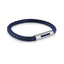 Load image into Gallery viewer, Men&#39;s Braided Leather Bracelet - Fifth Avenue Jewellers
