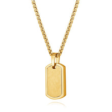 Load image into Gallery viewer, Mens Small Dog Tag Necklace - Fifth Avenue Jewellers