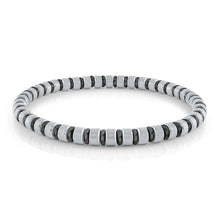 Load image into Gallery viewer, Mens Two Tone Stainless Steel Bead Bracelet - Fifth Avenue Jewellers