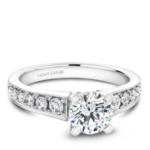 Noam Carver White Gold Engagement Ring B006-02WM-100A - Fifth Avenue Jewellers