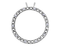Load image into Gallery viewer, Open Circle Pendant Necklace - Fifth Avenue Jewellers