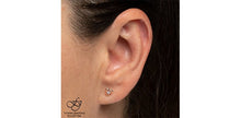 Load image into Gallery viewer, Openwork Heart Studs In Rose Gold - Fifth Avenue Jewellers
