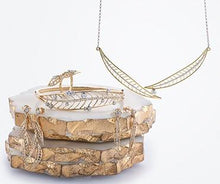 Load image into Gallery viewer, Openwork Willow Leaf Earrings With Diamond Accents - Fifth Avenue Jewellers