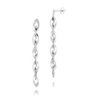 Load image into Gallery viewer, Oval Twist Drop Earrings - Fifth Avenue Jewellers