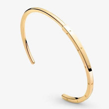 Load image into Gallery viewer, Pandora 14K Gold Plated Signature ID Bangle - Fifth Avenue Jewellers