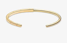Load image into Gallery viewer, Pandora 14K Gold Plated Signature ID Bangle - Fifth Avenue Jewellers