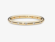 Load image into Gallery viewer, Pandora 14K Simple Sparkling Band Ring - Fifth Avenue Jewellers