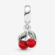 Load image into Gallery viewer, Pandora Asymmetrical Cherry Fruit Dangle Charm - Fifth Avenue Jewellers