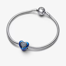 Load image into Gallery viewer, Pandora Blue Spinnable Heart Charm - Fifth Avenue Jewellers