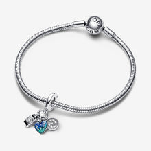 Load image into Gallery viewer, Pandora Camera, Heart & Compass Triple Dangle Charm - Fifth Avenue Jewellers