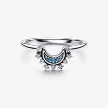 Load image into Gallery viewer, Pandora Celestial Blue Sparkling Moon Ring - Fifth Avenue Jewellers