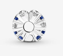 Load image into Gallery viewer, Pandora Clear And Blue Sparkling Clip Charm - Fifth Avenue Jewellers