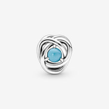 Load image into Gallery viewer, Pandora December Turquoise Blue Eternity Circle Charm - Fifth Avenue Jewellers