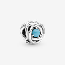 Load image into Gallery viewer, Pandora December Turquoise Blue Eternity Circle Charm - Fifth Avenue Jewellers