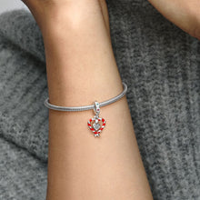 Load image into Gallery viewer, Pandora Double Candy Cane Heart Christmas Dangle Charm - Fifth Avenue Jewellers