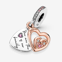 Load image into Gallery viewer, Pandora Entwined Infinite Hearts Double Dangle Charm - Fifth Avenue Jewellers