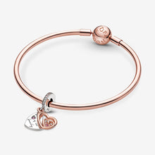 Load image into Gallery viewer, Pandora Entwined Infinite Hearts Double Dangle Charm - Fifth Avenue Jewellers