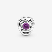 Load image into Gallery viewer, Pandora February Purple Eternity Circle Charm - Fifth Avenue Jewellers