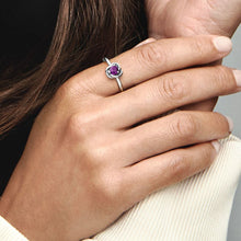Load image into Gallery viewer, Pandora February Purple Eternity Circle Ring - Fifth Avenue Jewellers