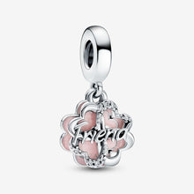 Load image into Gallery viewer, Pandora Four-leaf Clover Friendship Double Dangle Charm - Fifth Avenue Jewellers
