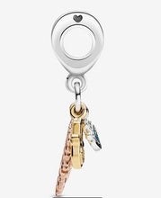 Load image into Gallery viewer, Pandora Hamsa, All-Seeing Eye and Feather Dangle Charm - Fifth Avenue Jewellers