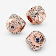 Load image into Gallery viewer, Pandora Hamsa, All-seeing Eye & Feather Three Sided Charm - Fifth Avenue Jewellers
