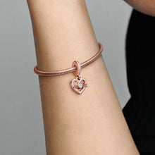 Load image into Gallery viewer, Pandora Heart & Mum Dangle Charm - Fifth Avenue Jewellers