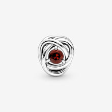 Load image into Gallery viewer, Pandora January Red Eternity Circle Charm - Fifth Avenue Jewellers