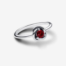 Load image into Gallery viewer, Pandora January Red Eternity Circle Ring - Fifth Avenue Jewellers