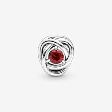 Load image into Gallery viewer, Pandora July True Red Eternity Circle Charm - Fifth Avenue Jewellers
