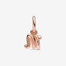 Load image into Gallery viewer, Pandora Letter M Script Alphabet Dangle Charm - Fifth Avenue Jewellers
